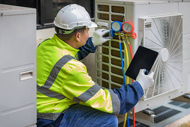 Professional Hvac Installation technician working in Cotuit, MA